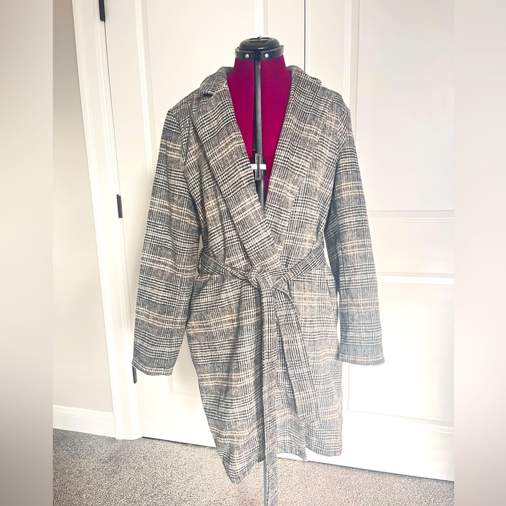 A New Day Women's Plaid Multi Coat